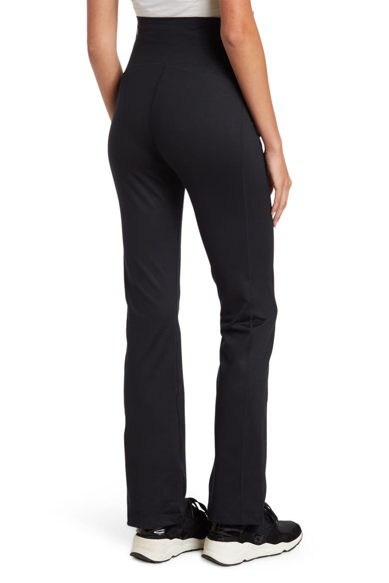 Daily Booty Flare Maternity Leggings, Alternate, color, BLACK