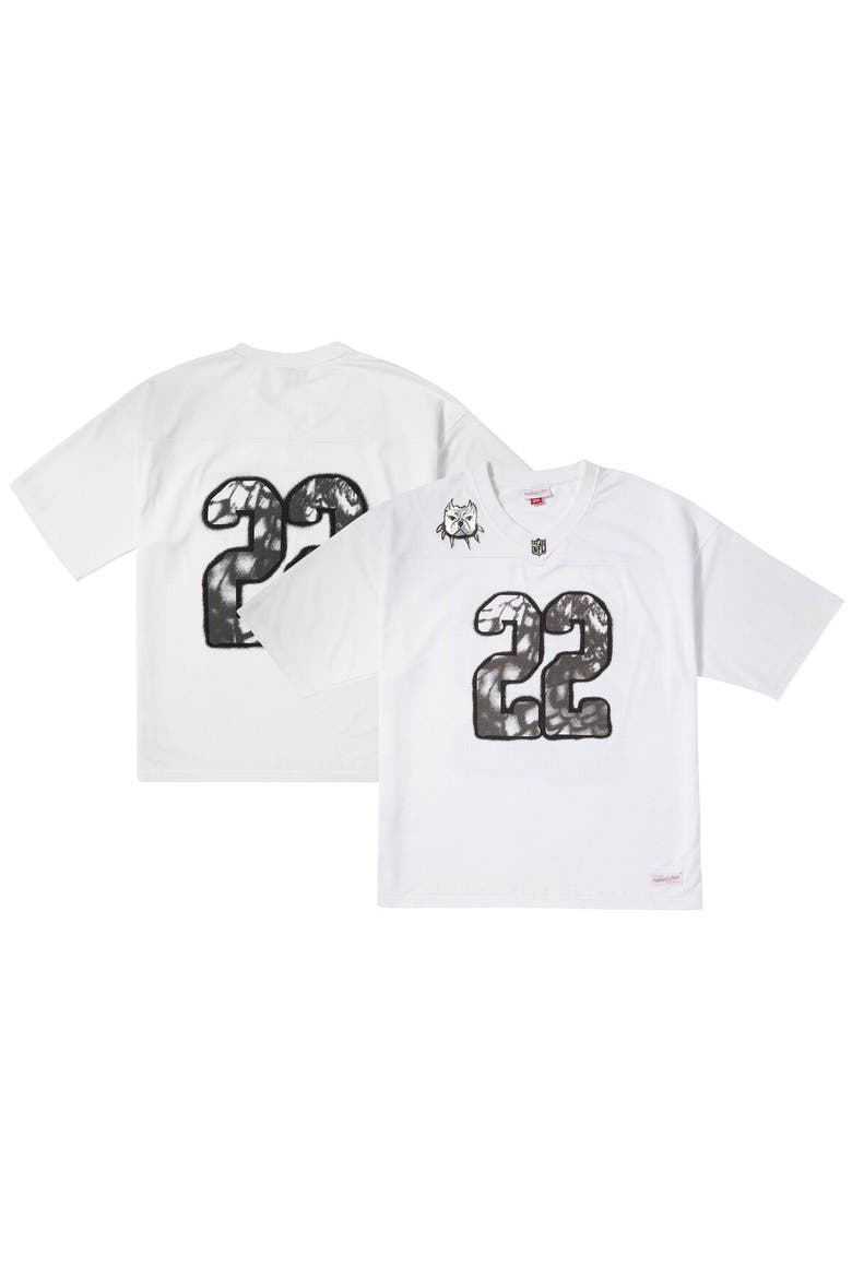 Men's Mitchell & Ness White ÑFL Por La Cultura x CHITO Limited Edition Jersey, Main, color, White