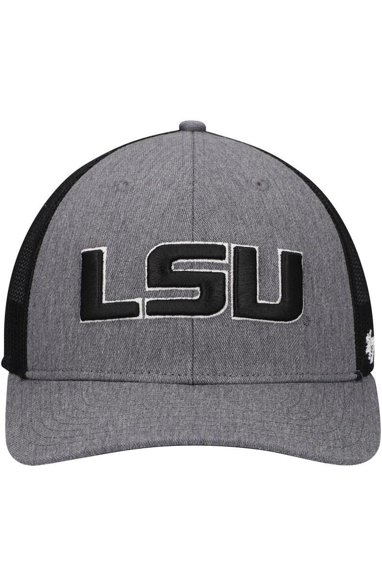 '47 Men's '47 Charcoal LSU Tigers Carbon Trucker Adjustable Hat, Alternate, color, 