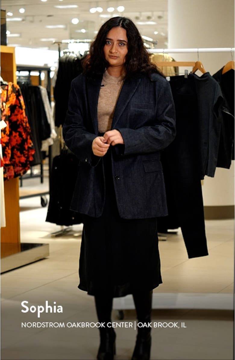 Lola Denim Blazer, sales video thumbnail