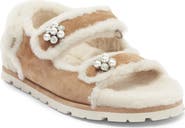 Stuart Weitzman Wynter Genuine Shearling Sandal