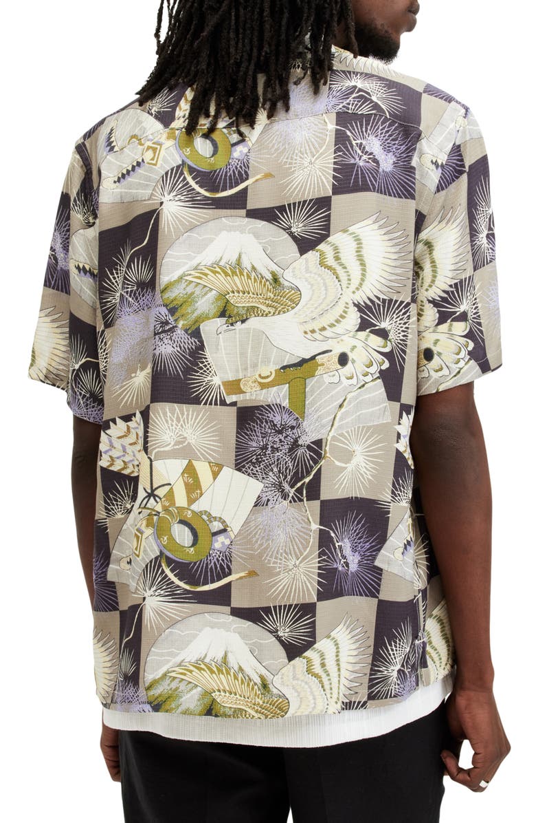 AllSaints Sebastian Camp Shirt, Alternate, color, 