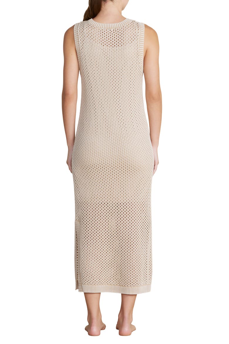 Sun Bleached Cotton Beach Dress, Alternate, color, STONE