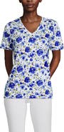 Lands' End Supima Cotton V-Neck T-Shirt