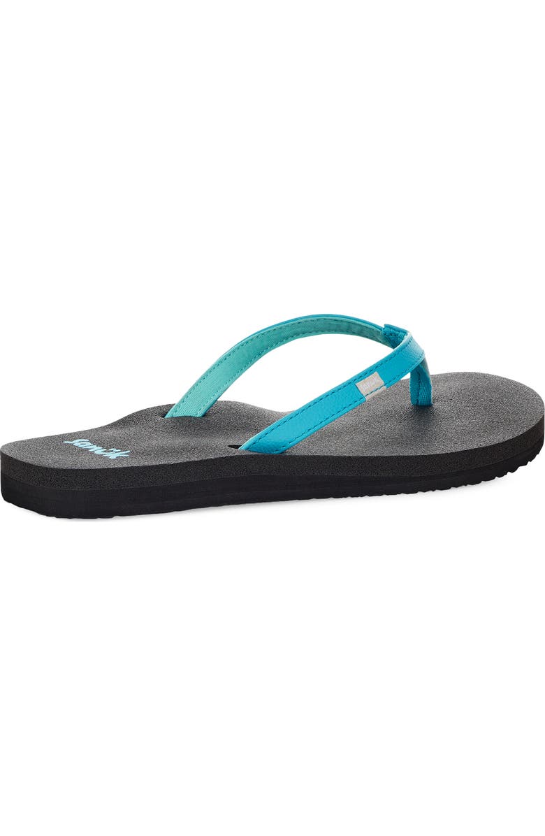 Sanuk 'Yoga Joy' Flip Flop, Alternate, color, Sc Blue