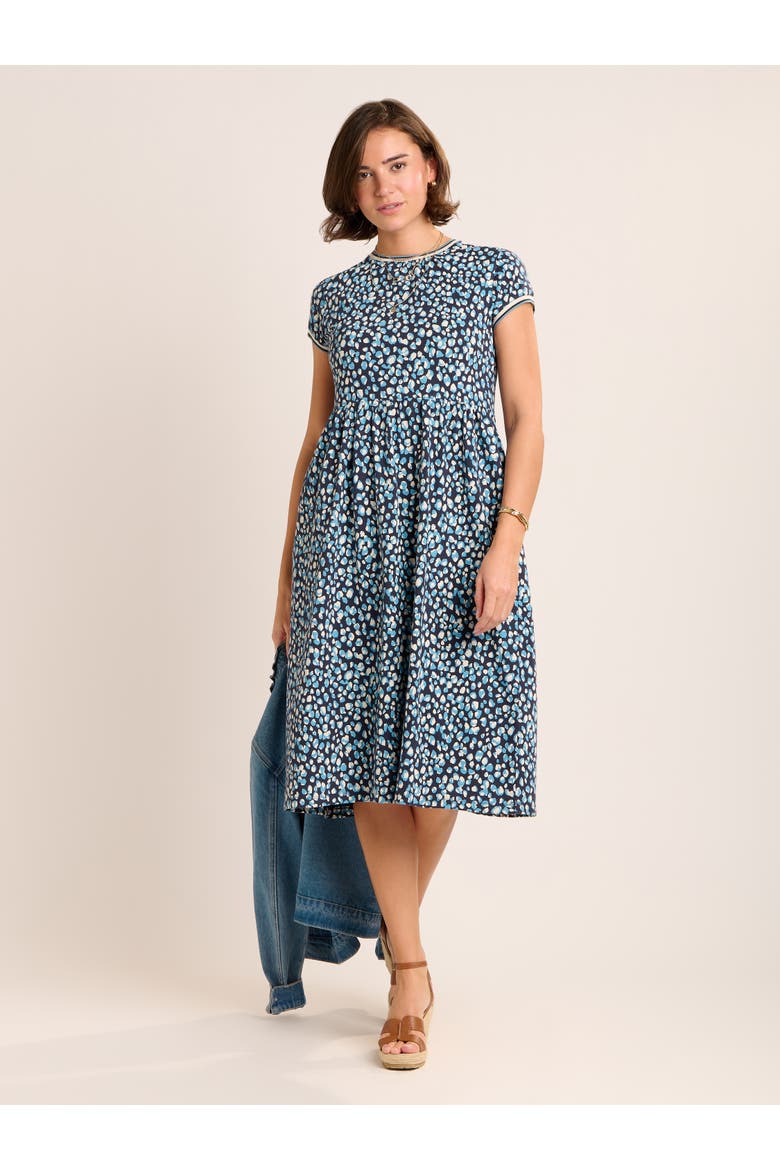 Alexia Midi Dress, Main, color, Navy