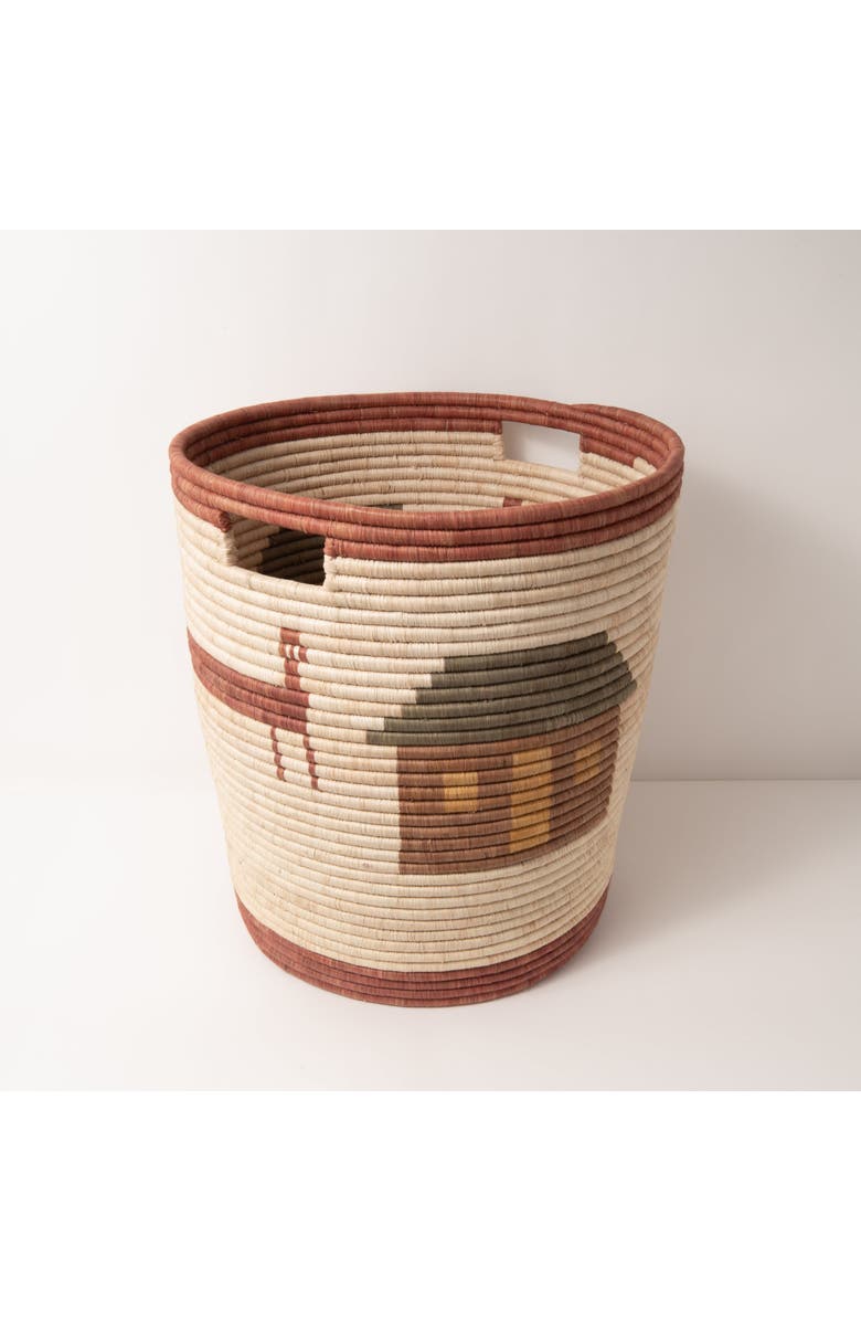 Maadili Collective Villages Hamper Basket ~ Elevate Collection, Alternate, color, Natural