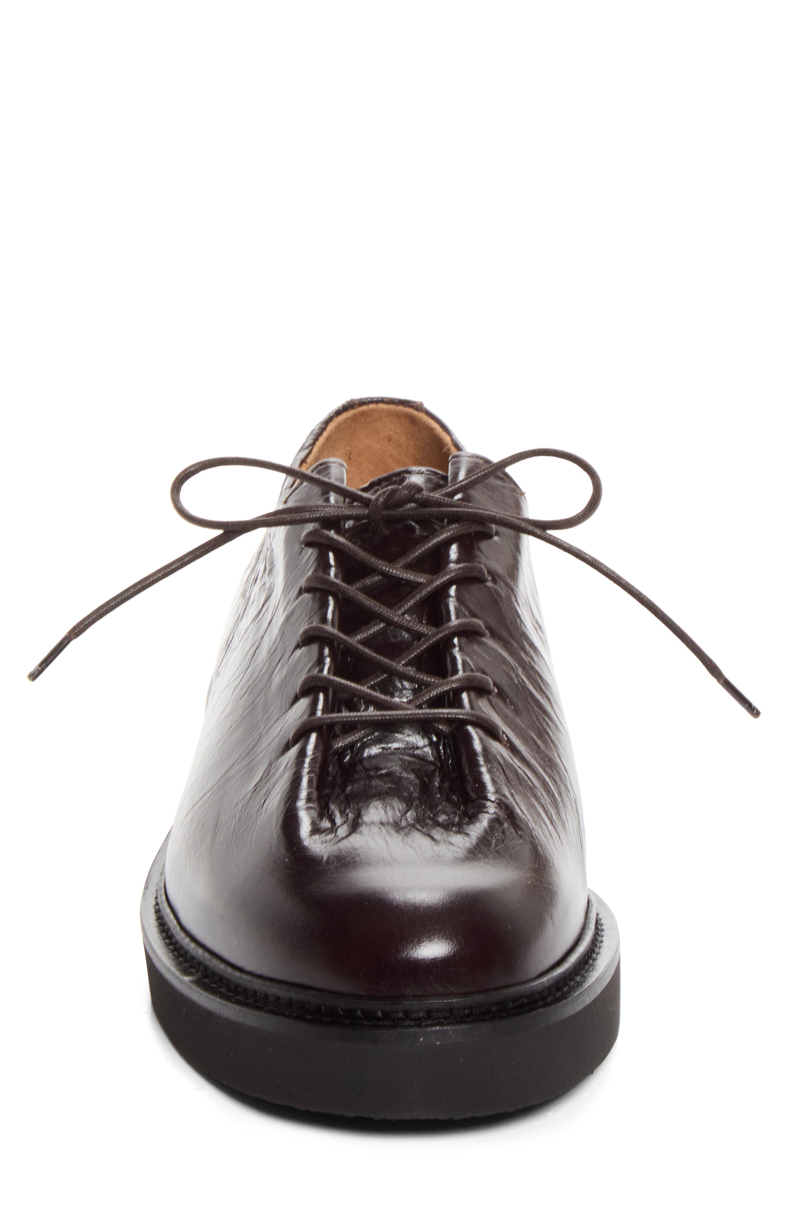 Eddy Wholecut Shoe, Alternate, color, CRACKLED DK BRN