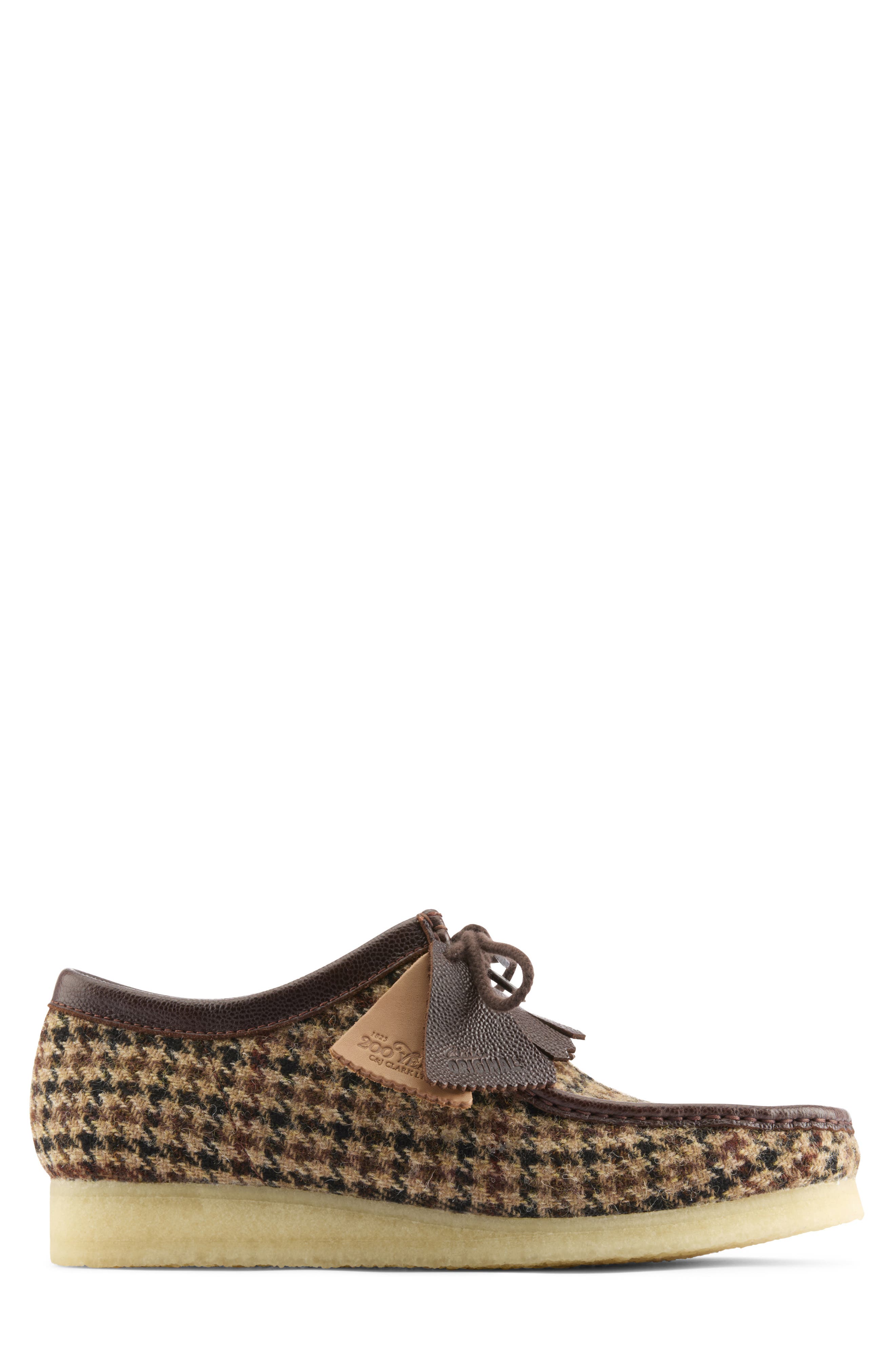 Wallabee Kiltie Chukka Boot, Alternate, color, BROWN TWEED COMB
