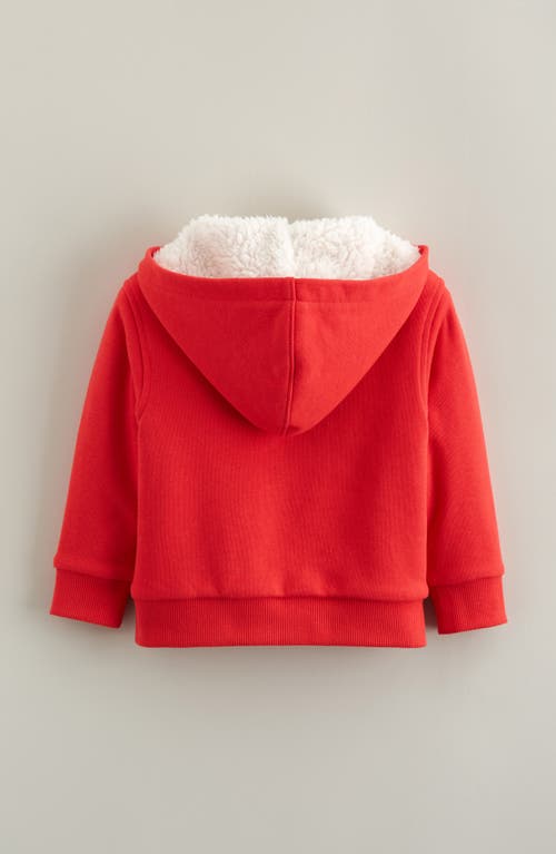 Tucker + Tate Fleece Line Hooded Jacket In Red