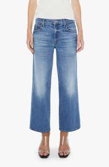 The Maven Mid Rise Ankle Wide Leg Jeans