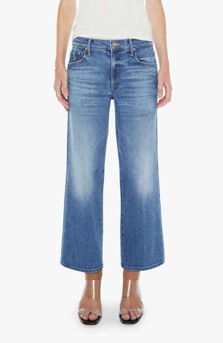 The Maven Mid Rise Ankle Wide Leg Jeans