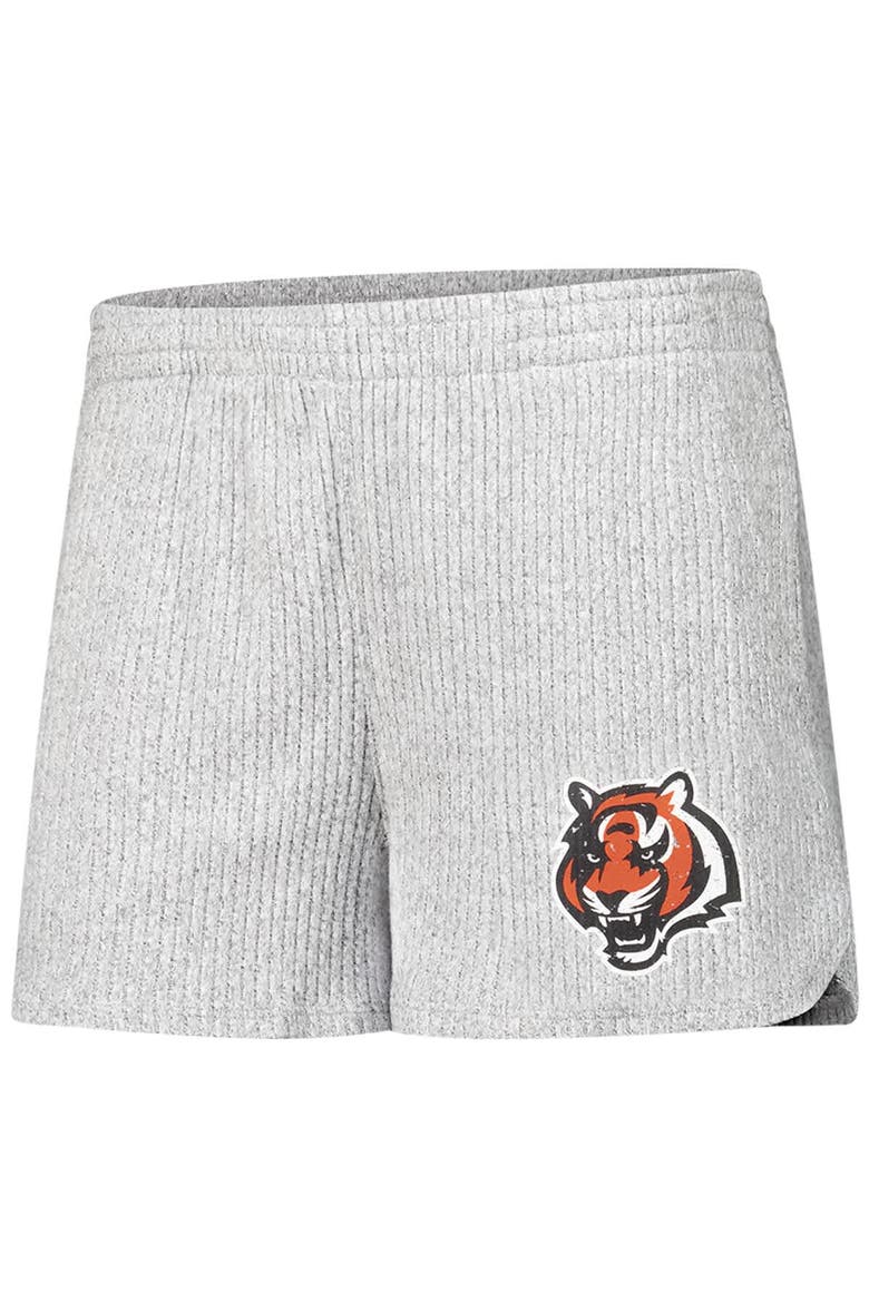 Women's Concepts Sport Gray Cincinnati Bengals Juniper Long Sleeve Hoodie T-Shirt & Shorts Set, Alternate, color, Gray