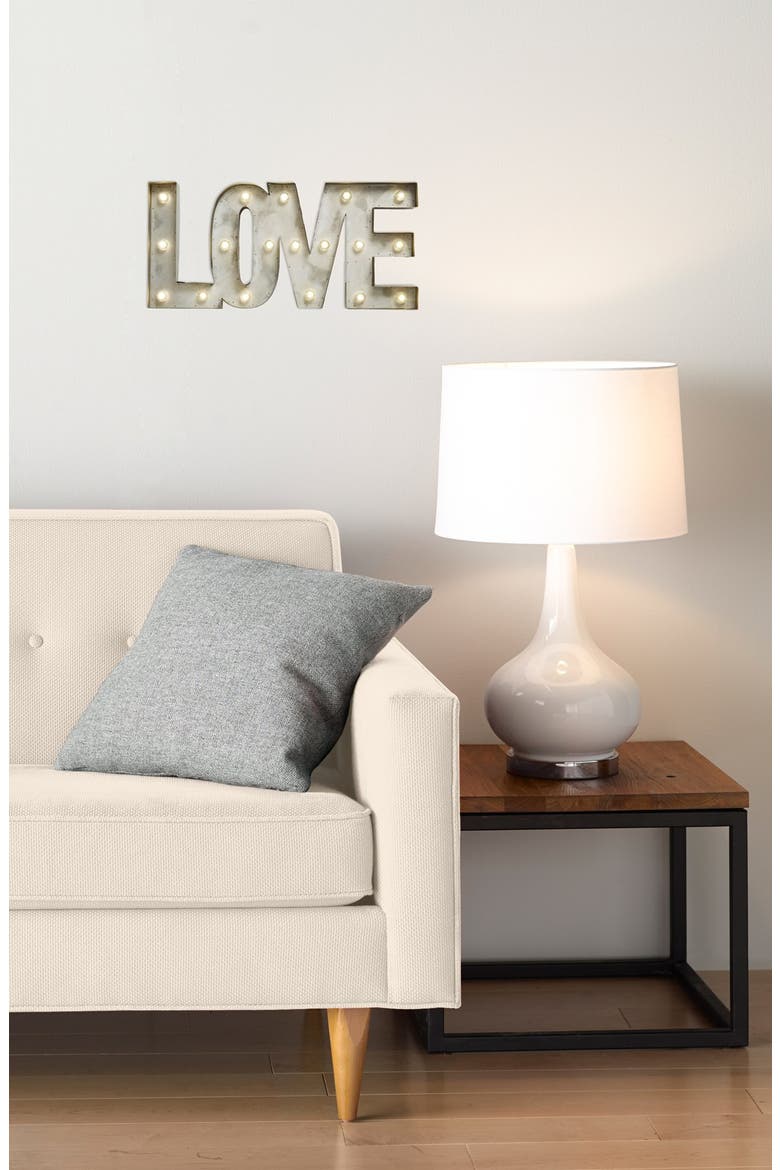 'LOVE' LED Marquee Sign, Alternate, color, METAL
