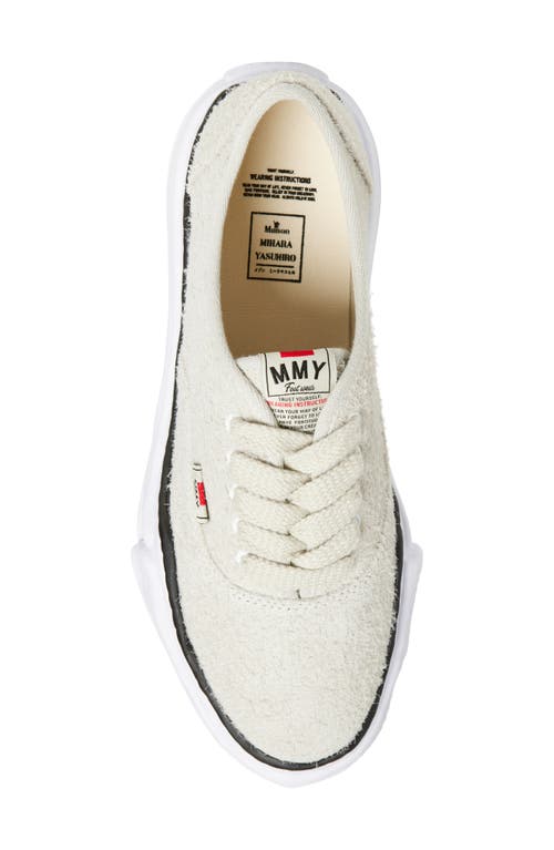 Miharayasuhiro Maison Mihara Yasuhiro Baker Low Top Sneaker In White/ivory