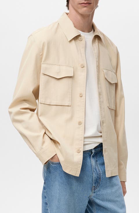 Regular Fit Lyocell & Cotton Jacket