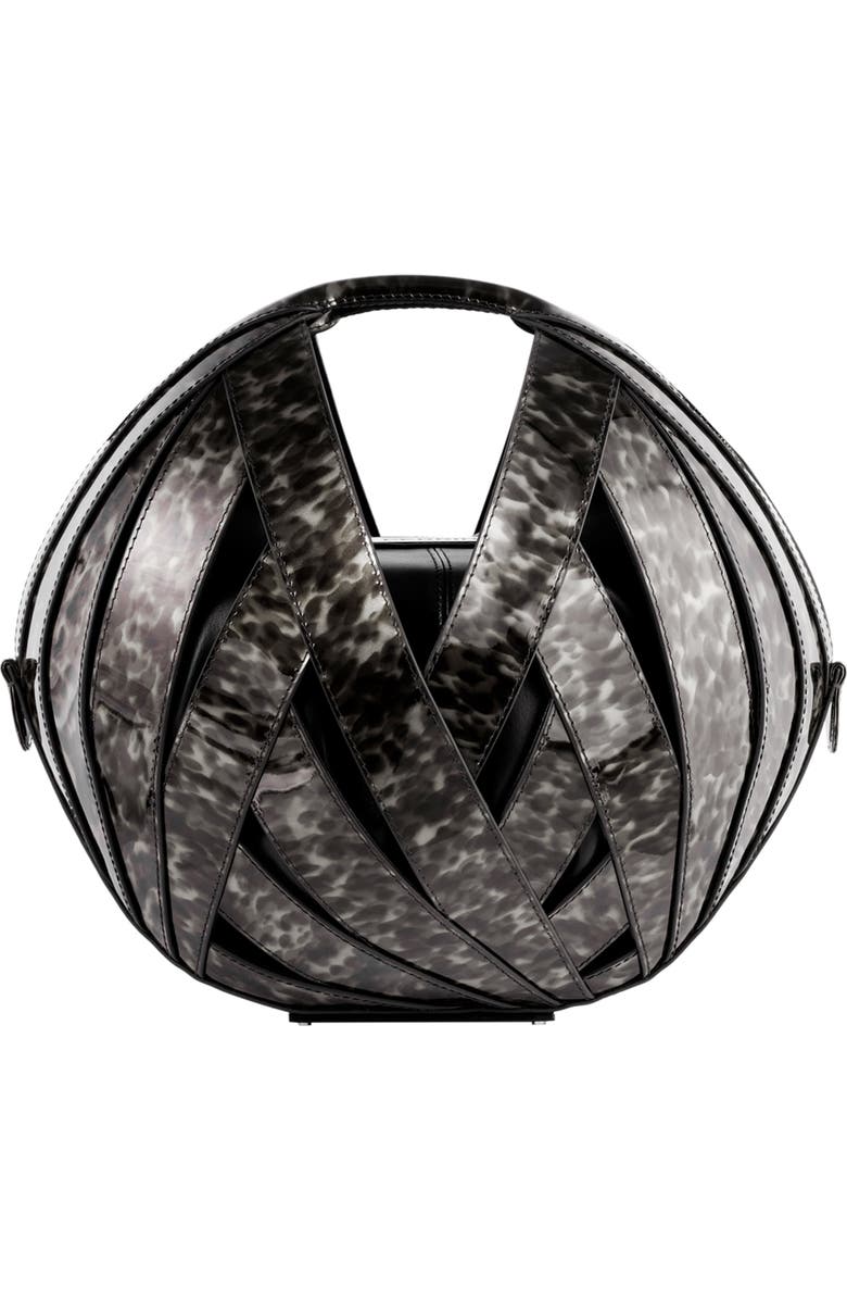 PERRIN PARIS LE PANIER HANDBAG, Main, color, Ecaille Black