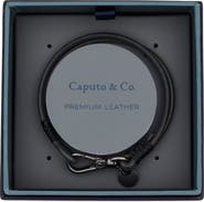 Caputo & Co. Men's Swivel Craftman Leather Bracelet