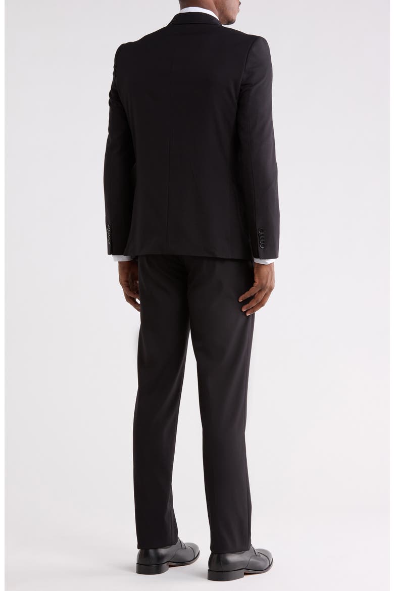 Solid Notch Lapel Suit, Alternate, color, BLACK