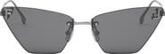 Fendi First Crystal 57mm Cat Eye Sunglasses