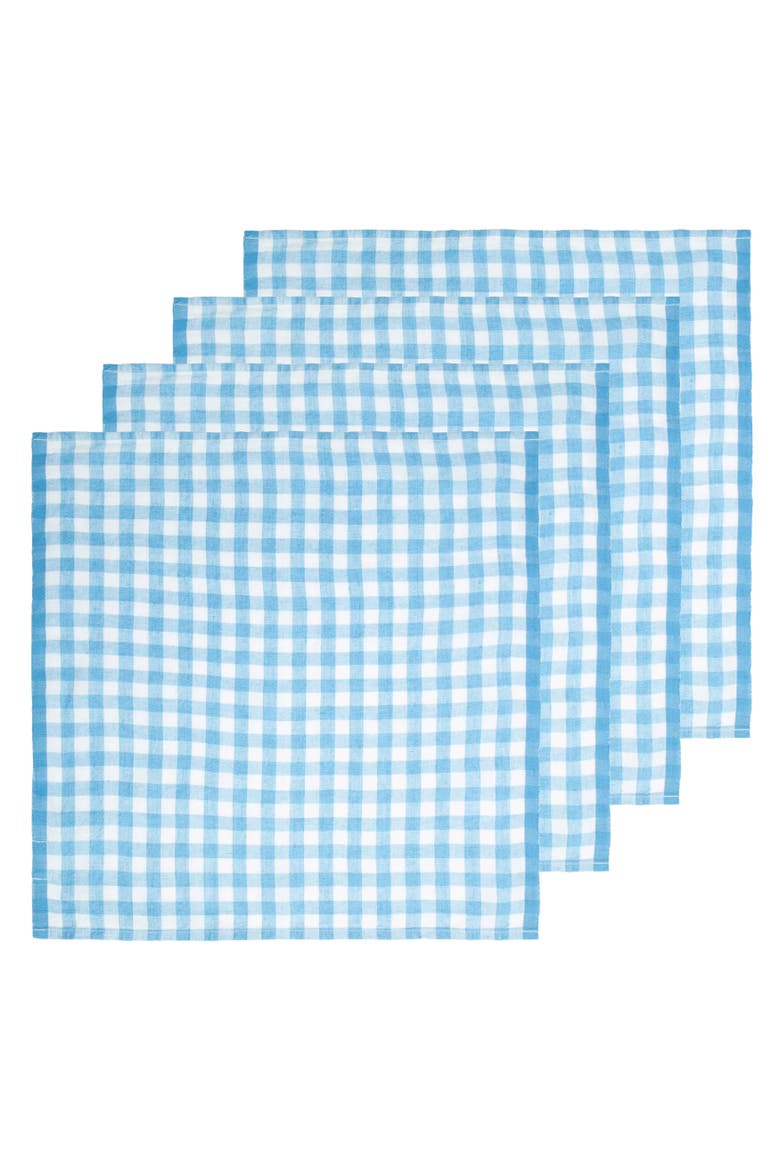 Picnic Napkins - Set of 4, Main, color, Sky 20" x 20"