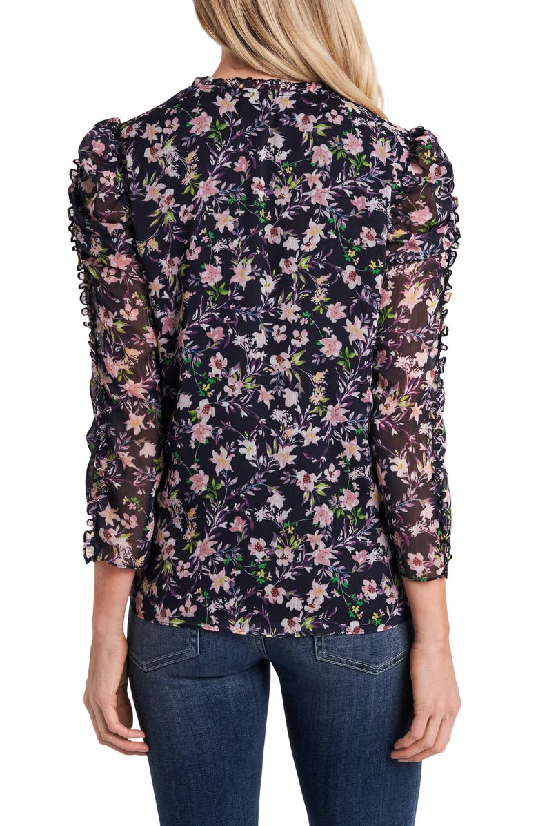 CeCe Botanic Charm Ruffle Blouse, Alternate, color,