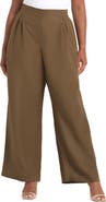Estelle Katrina High Waist Pleated Wide Leg Pants