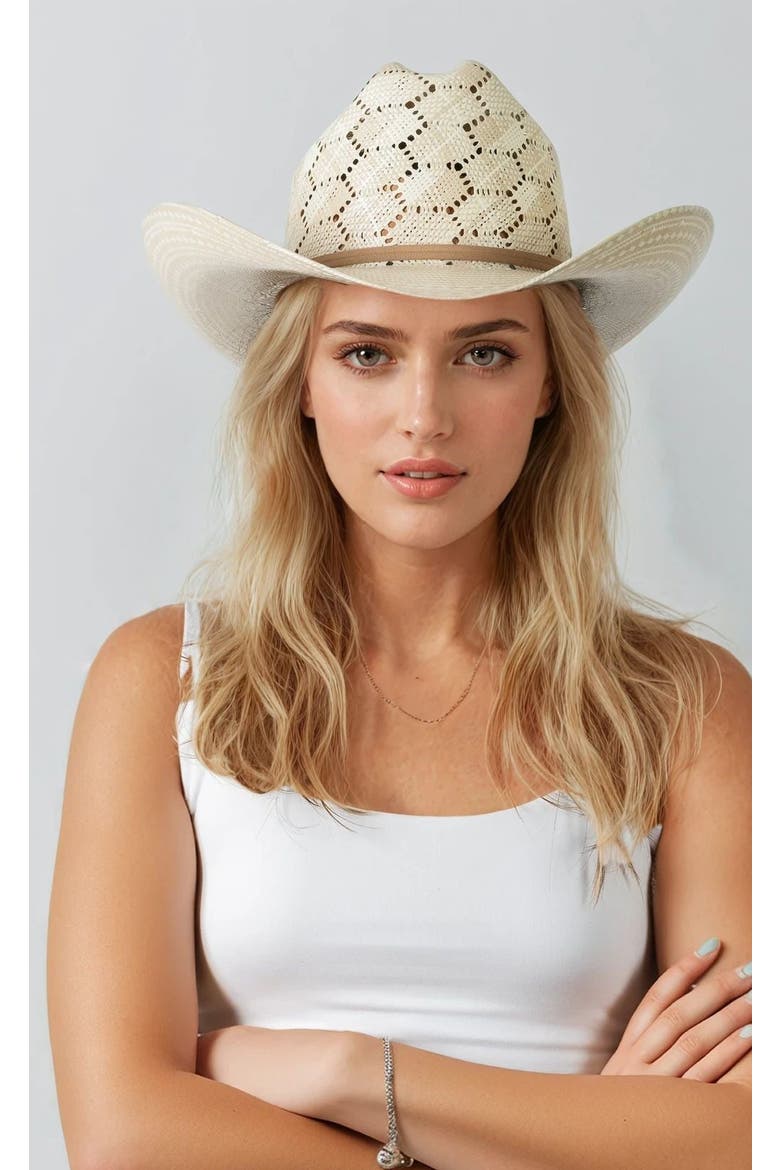 The Mustang 200X Japanese Paper Hat, Alternate, color, Linen Beige