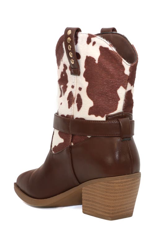 Seven7 Western Two-tone Bootie In Multi
