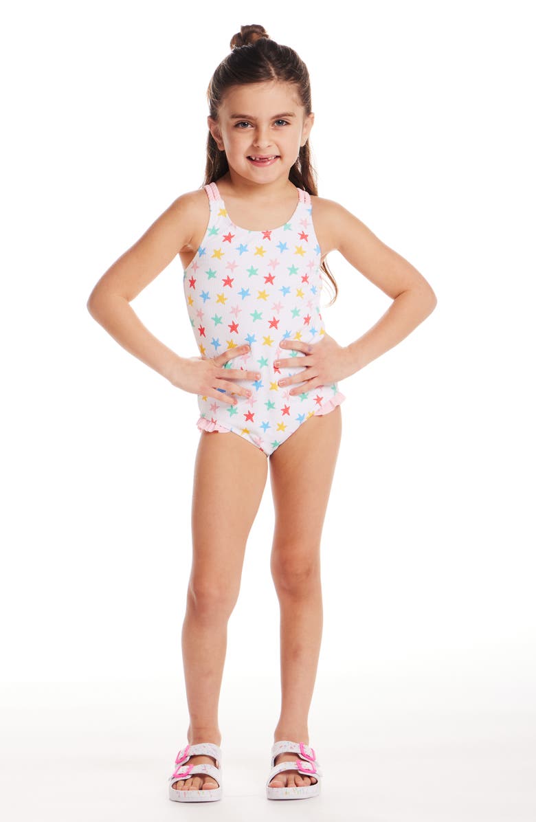 Andy & Evan Kids' Starfish One-Piece Swimsuit, Alternate, color, 