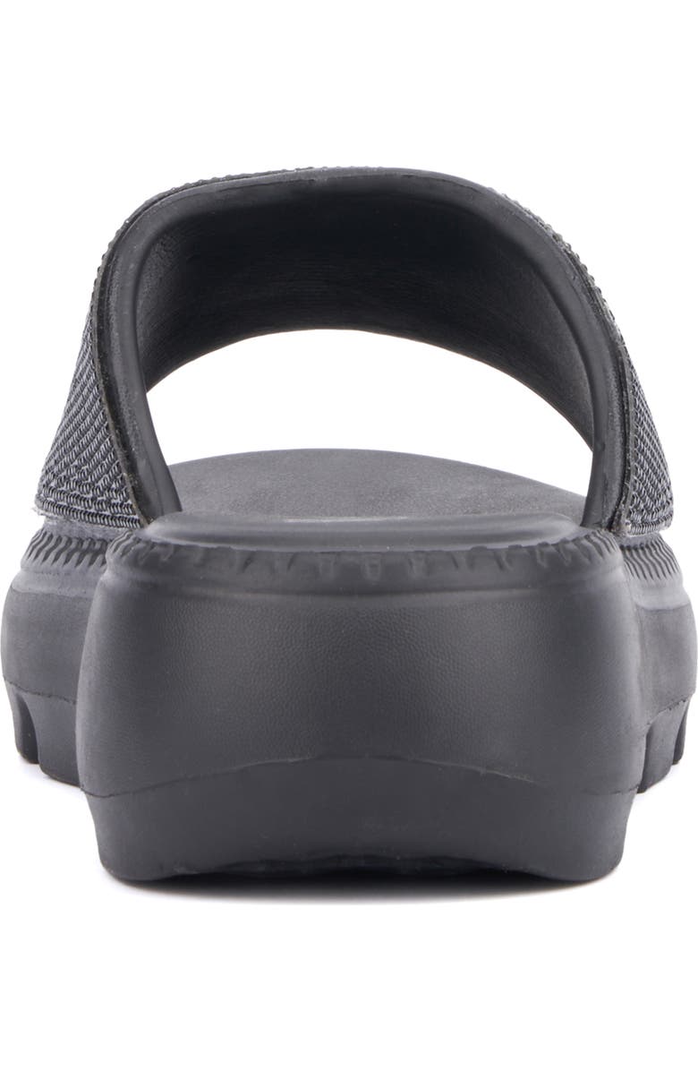 OLIVIA MILLER Glitter Gaze Platform Slide Sandal, Alternate, color,