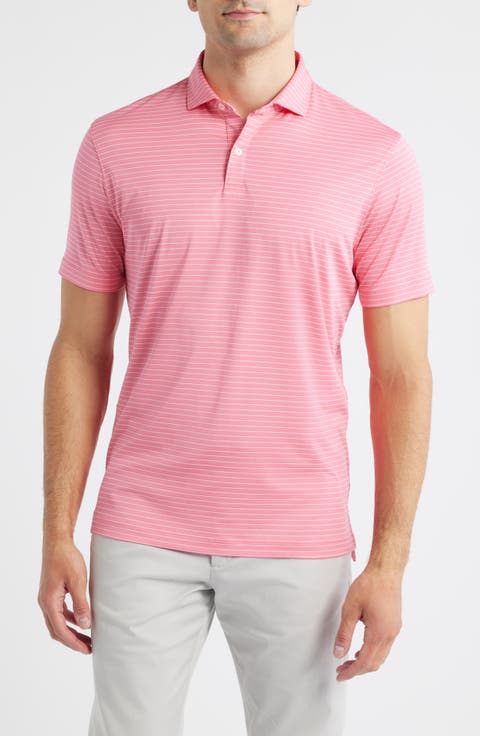 Beau Stripe Performance Polo