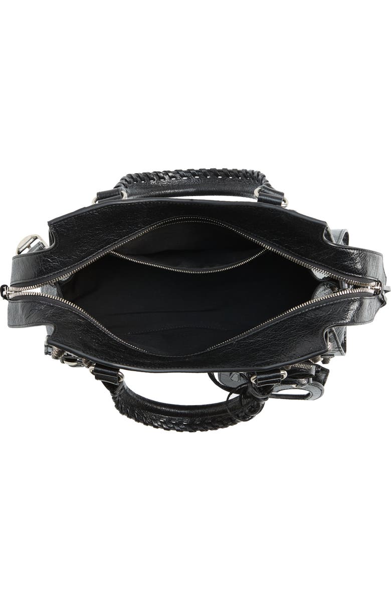 Balenciaga Small Neo Cagole Leather Shoulder Bag, Alternate, color,