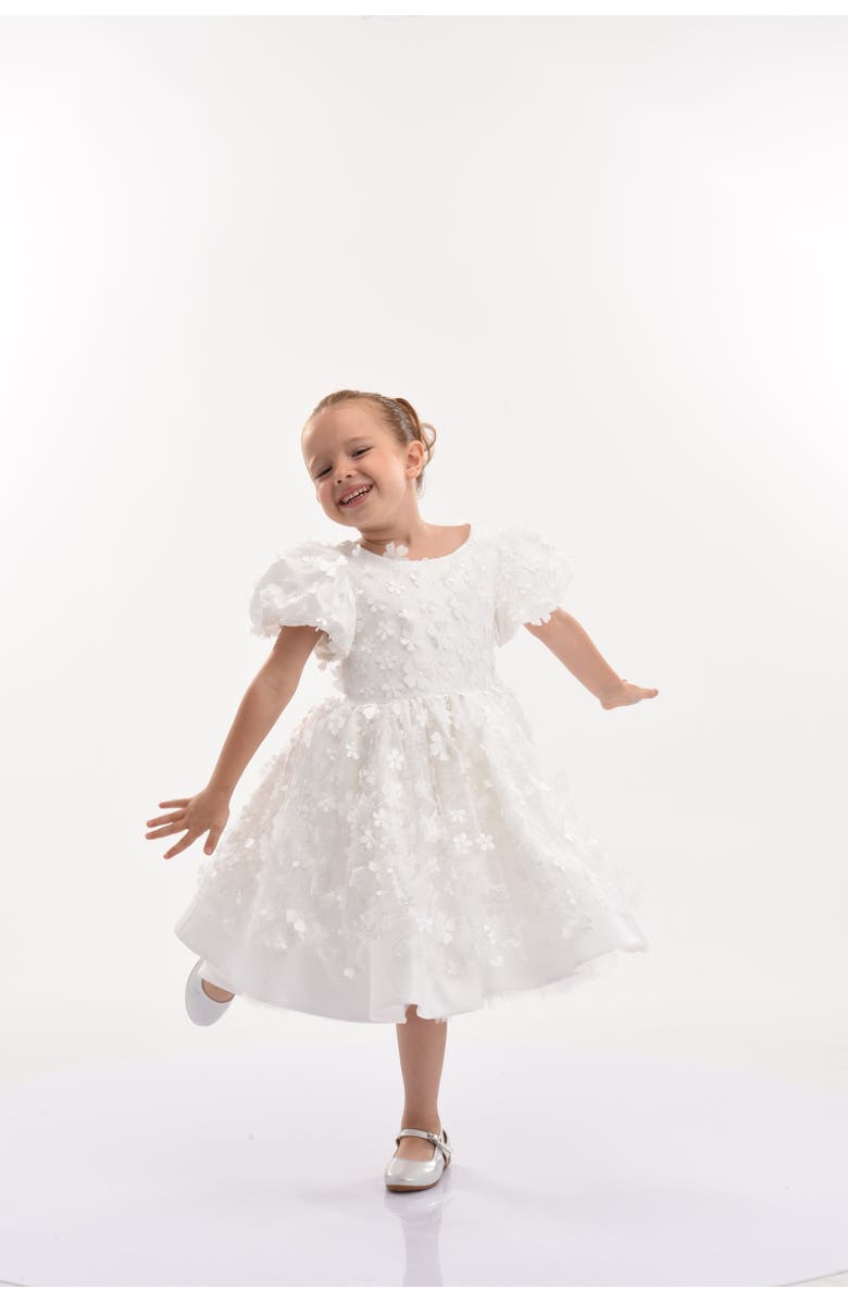 Tulleen Moneta Dress, Main, color, White