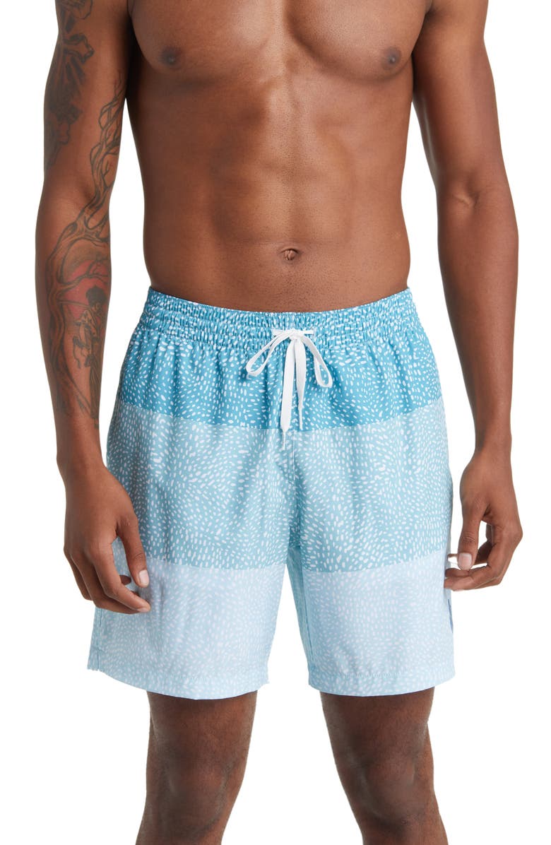 Chubbies Classic 7-Inch Swim Trunks, Main, color, Turquoise/Aqua