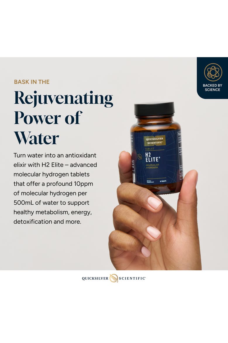 H2 Elite Molecular Hydrogen Magnesium Malate Water Tablets, Alternate, color, None