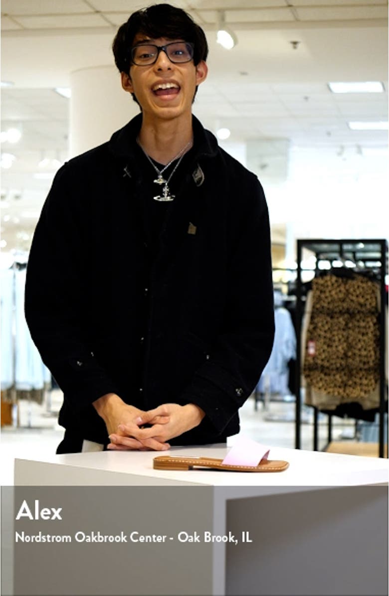 Sandra Slide Sandal, sales video thumbnail