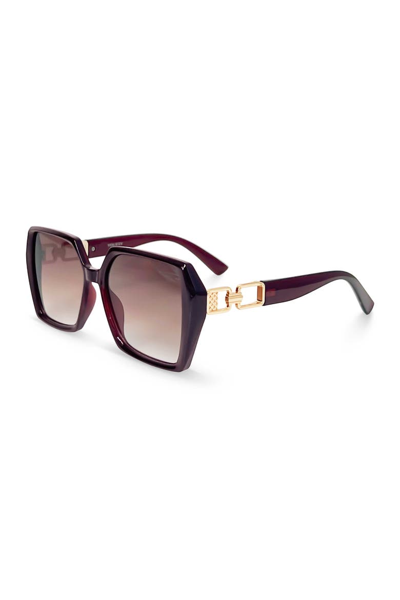 The Layne Sunglasses, Alternate, color, Brown