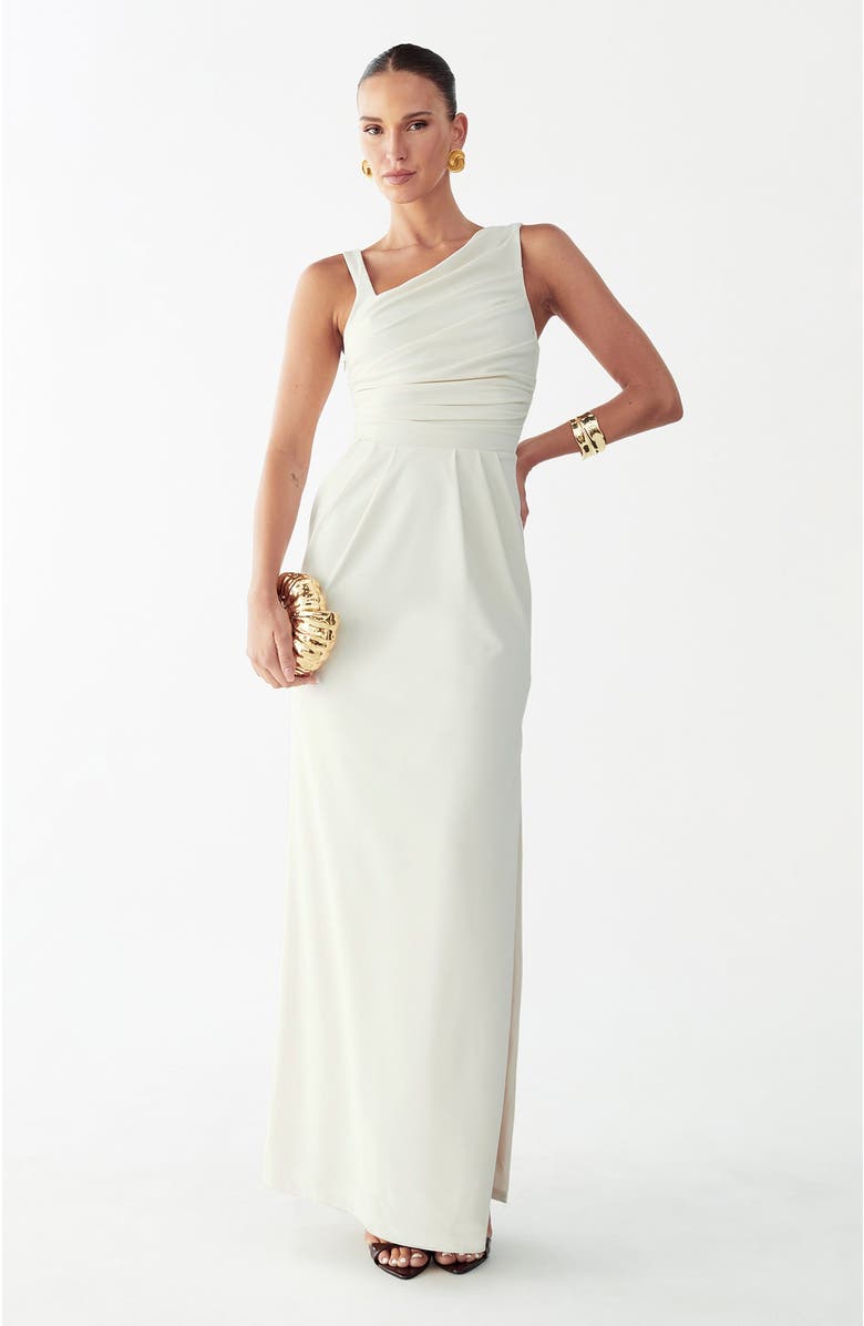 BWLDR Celina Maxi Dress, Alternate, color, Off White