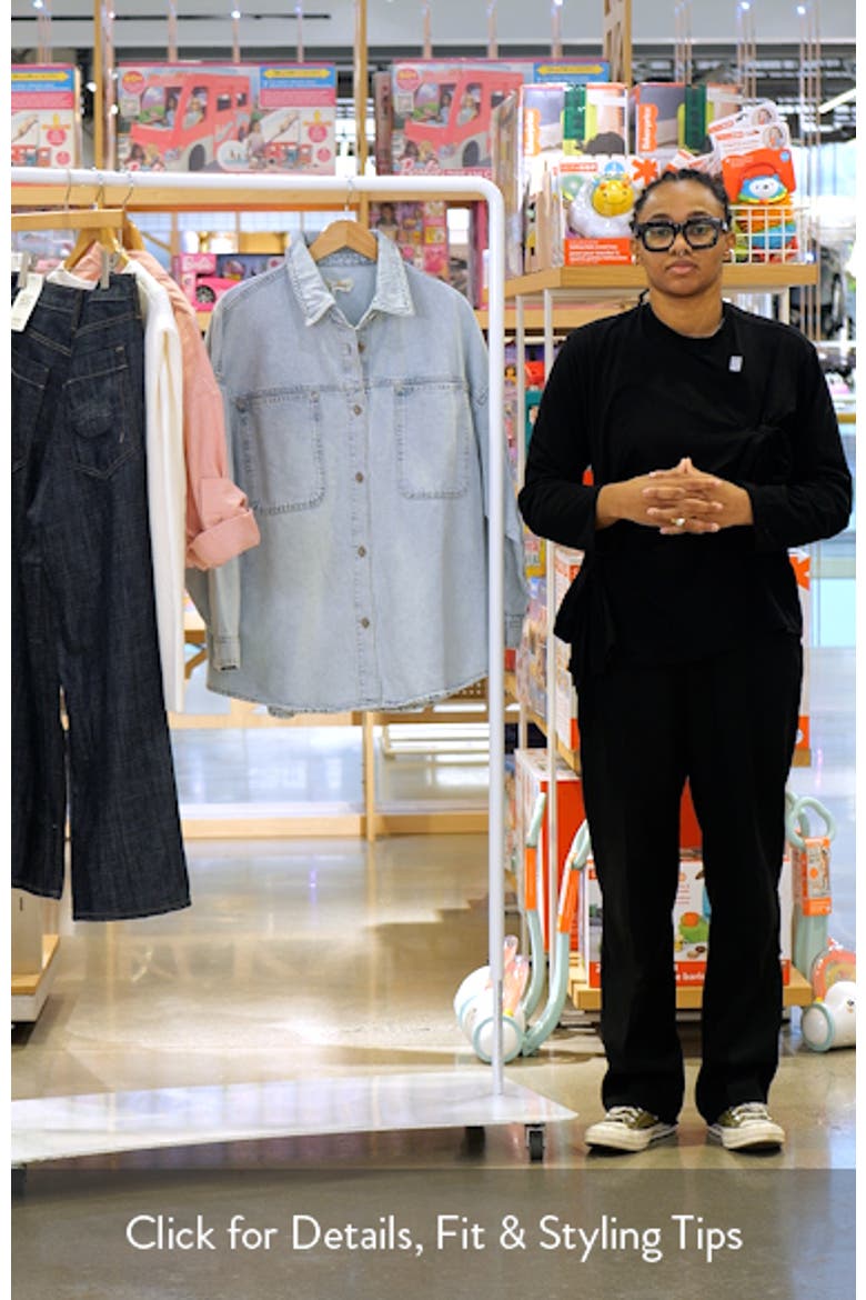 Molly Oversize Denim Shirt Jacket video
