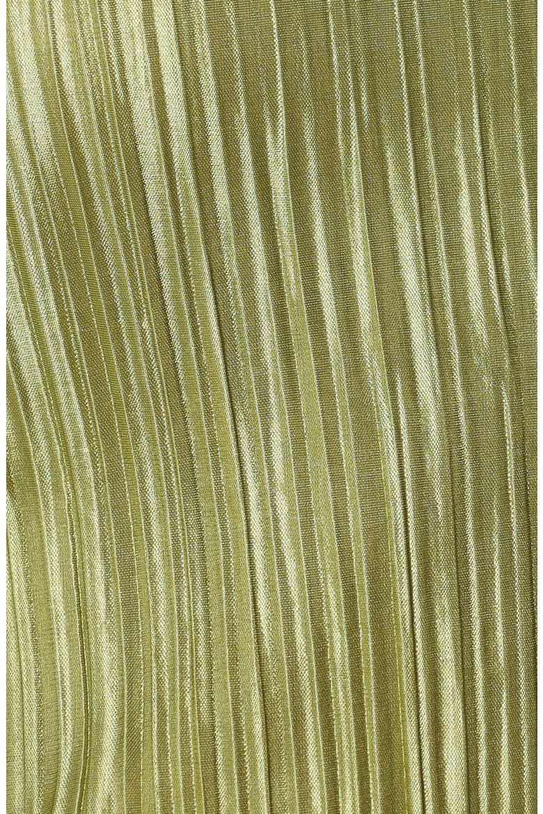 Melody Plissé Maxi Dress, Alternate, color, OLIVE