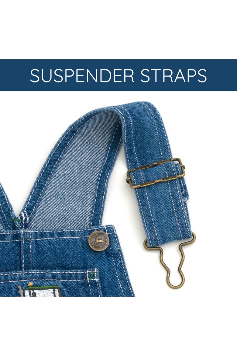 Denim Shortall, Alternate, color, Medium Wash Denim