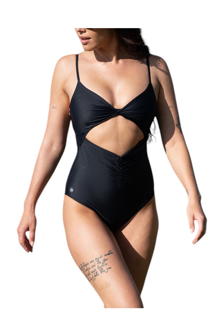 Jordan Onepiece Swimsuit, Alternate, color, Black