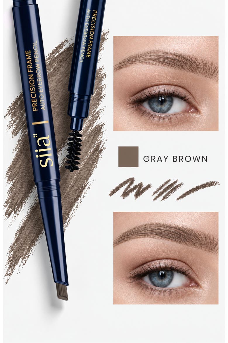 5-Pc. Precision Frame Auto Eyebrow Pencil, Alternate, color, 03 GRAY BROWN