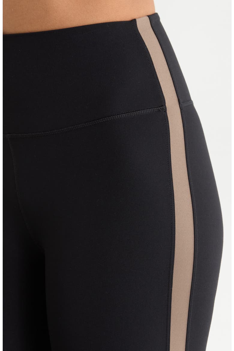 Layla Airweight High Waist 7/8 Leggings, Alternate, color, BLACK/ LENTIL