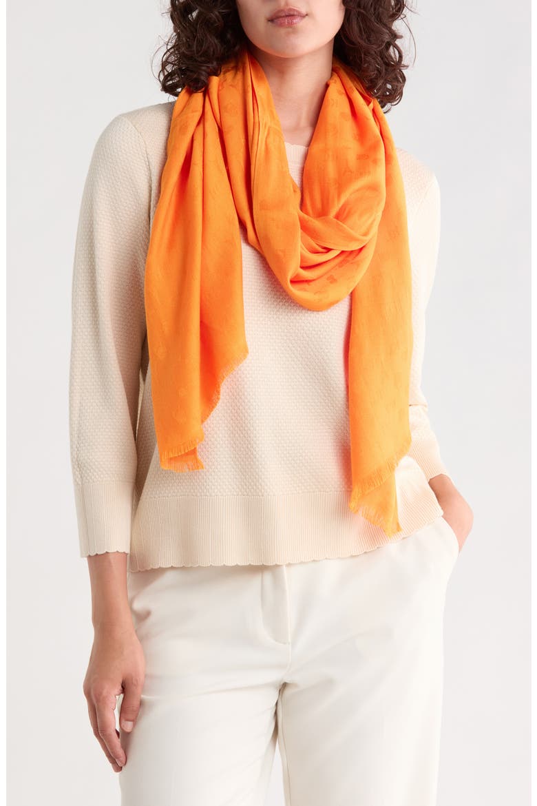 Karl Icon Pashmina, Main, color, MARMALADE
