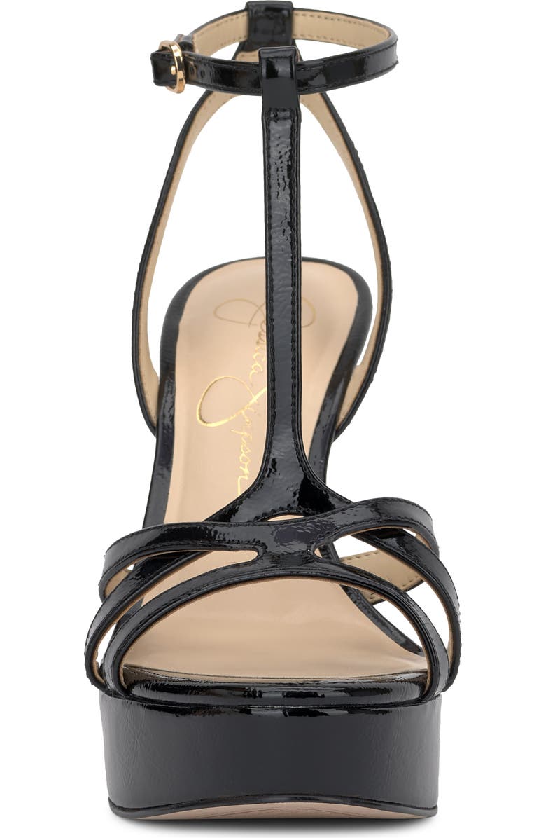 Jessica Simpson Sippete T-Strap Platform Sandal, Alternate, color, Black