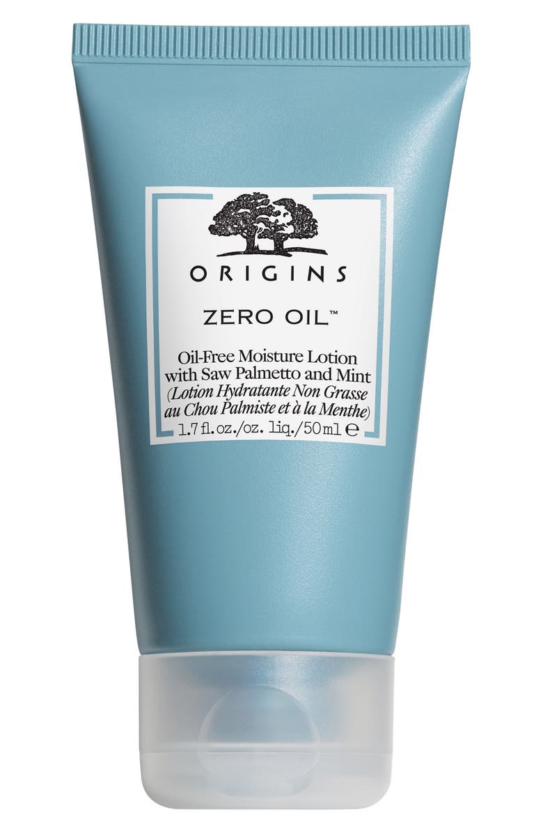 Origins Zero Oil<sup>™</sup> Oil-Free Moisture Lotion with Saw Palmetto & Mint, Main, color, 