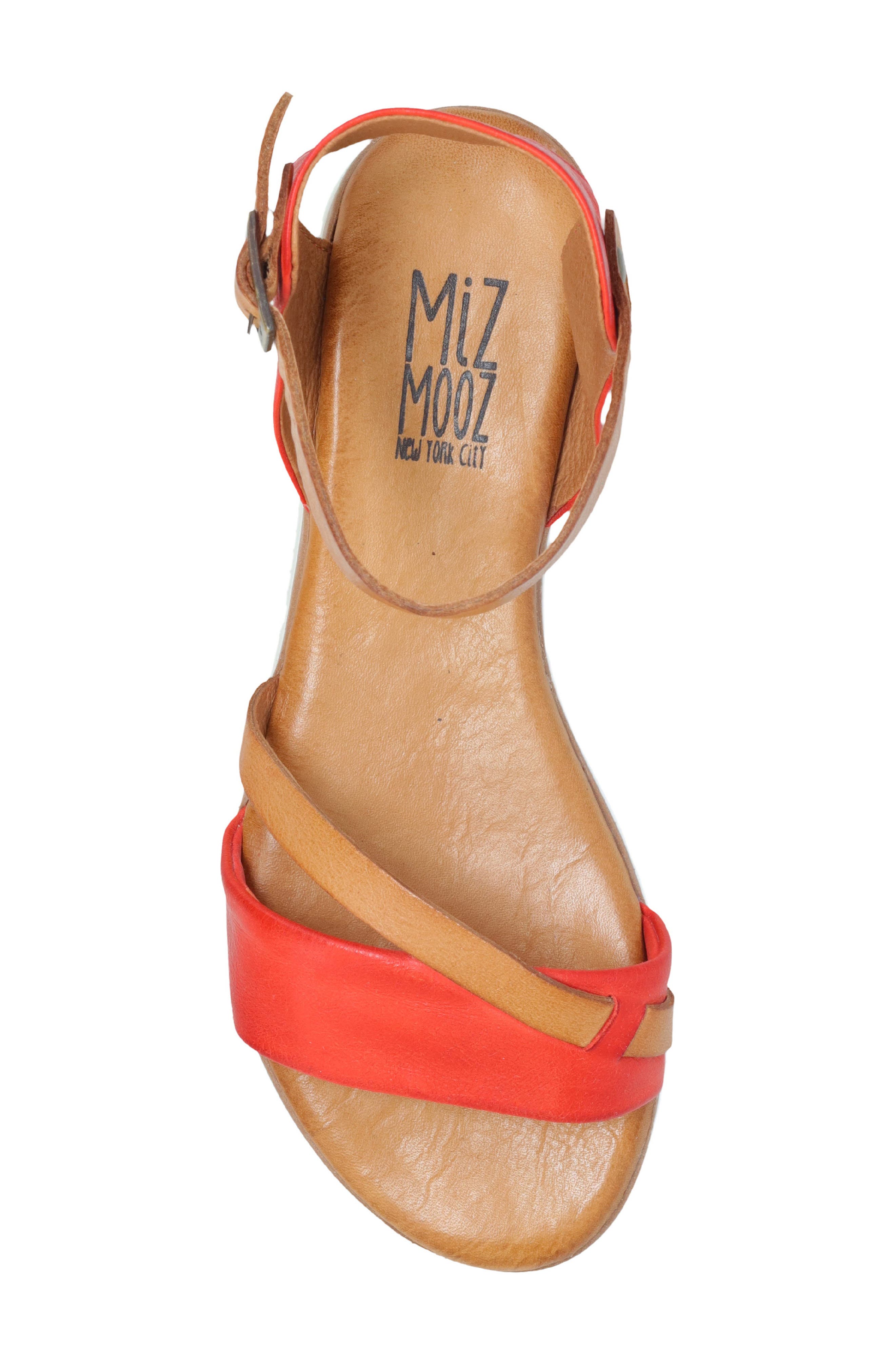 Shep Quarter Strap Sandal, Alternate, color, SCARLET LEATHER