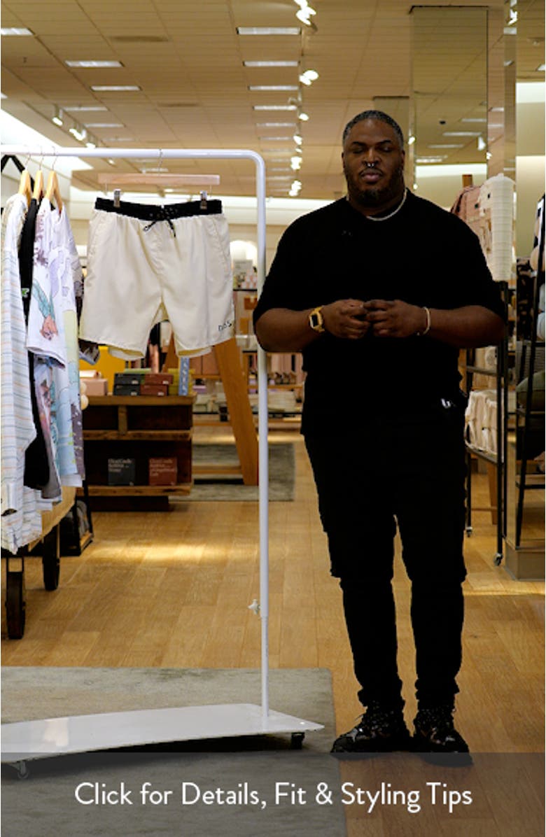 Starfish Graphic Logo Swim Trunks, sales video thumbnail